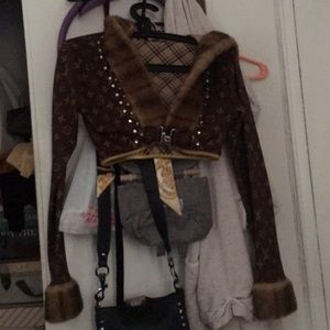 Mini sweater with hoodie